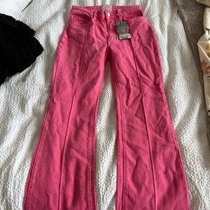 Revice Denim / bright pink Venus Flares size 27